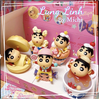 Shin chan mô hình mini trang trí để bàn đáng yêu Figure mini decoration