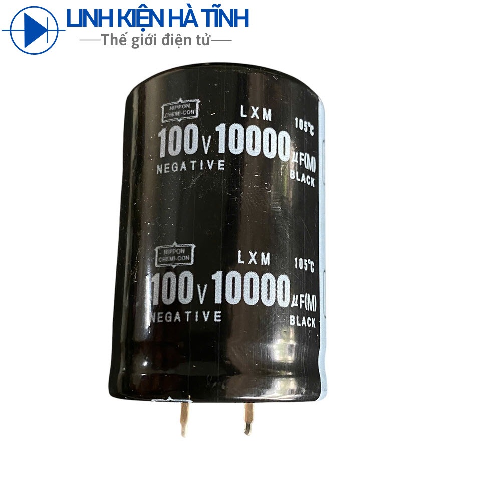 Tụ nguồn amply 100V10000UF / 100V 10000uf / 10000uf 100v mới đường kính tụ 35mm - TC2