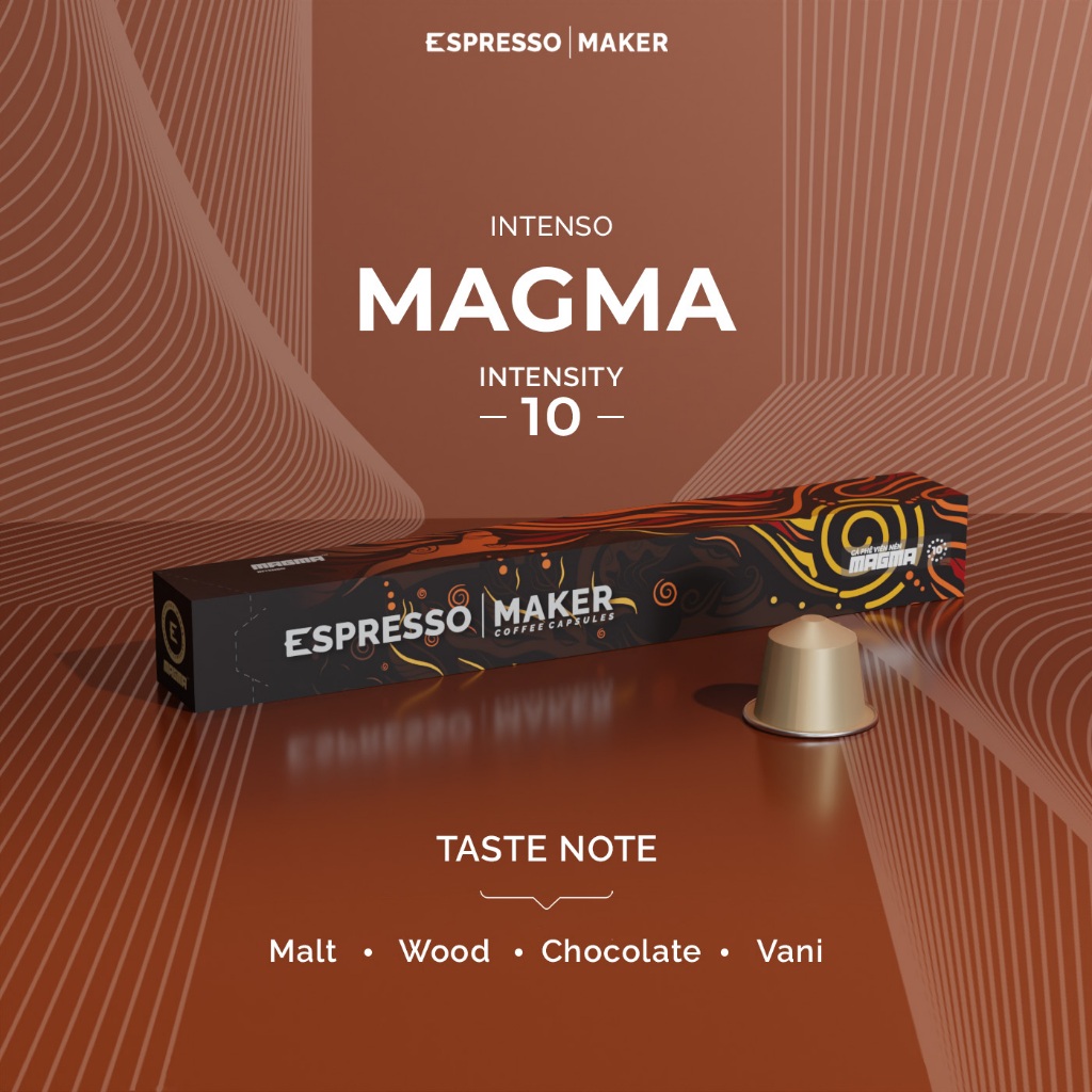 Cà phê viên nén Magma - by Espresso Maker