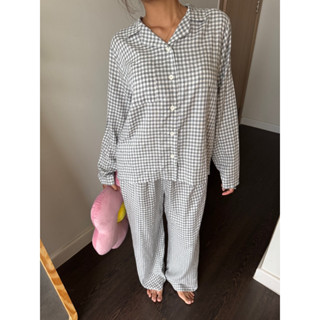 CAFE PIJAMA| Set đồ ngủ pyjamas, mặc ở nhà quần dài tay dài| Có túi quần, túi áo