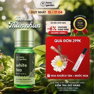 Tinh Dầu Xông Thơm Phòng 32 MÙI Thiên Nhiên HENY GARDEN Thư Giãn Organic Nguyên Chất