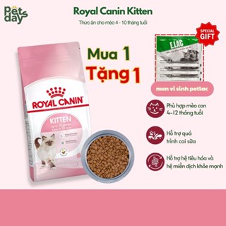 Hạt Royal Canin Kitten - Thức ăn cho mèo con hỗ trợ tiêu hóa - đồ ăn cho mèo 2 Tháng tuổi