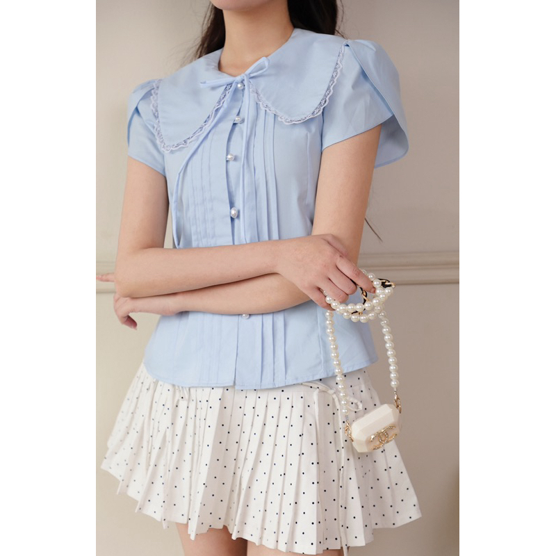 OUTSET - Áo xanh BabyBlue yêu kiều mát rượi