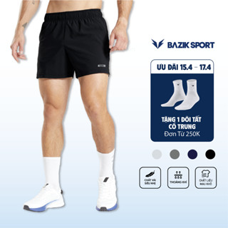 Quần Thể Thao Nam BAZIK 5 Inch Đa Năng, Siêu Nhẹ cho Tập Gym, Chạy Bộ Short Co Giãn Dễ Vận Động