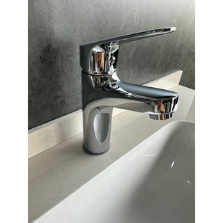 Vòi rửa mặt lavabo VICTORY | Vòi lavabo bằng đồng mạ crom 5 lớp cao cấp, tay gạt nhẹ, chống bong tróc