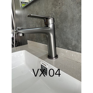 Vòi rửa mặt lavabo VICTORY | Vòi lavabo bằng đồng mạ crom 5 lớp cao cấp, tay gạt nhẹ, chống bong tróc