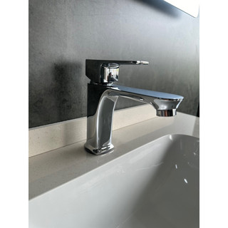 Vòi rửa mặt lavabo VICTORY | Vòi lavabo bằng đồng mạ crom 5 lớp cao cấp, tay gạt nhẹ, chống bong tróc