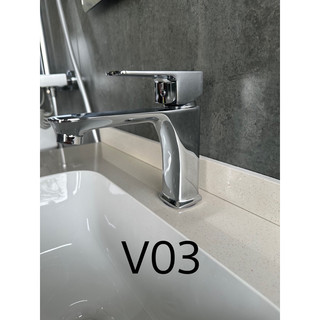 Vòi rửa mặt lavabo VICTORY | Vòi lavabo bằng đồng mạ crom 5 lớp cao cấp, tay gạt nhẹ, chống bong tróc