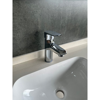 Vòi rửa mặt lavabo VICTORY | Vòi lavabo bằng đồng mạ crom 5 lớp cao cấp, tay gạt nhẹ, chống bong tróc