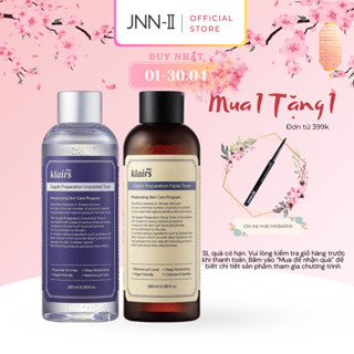 Toner Klairs nước hoa hồng Dear Klairs cấp ẩm cân bằng da không mùi và có mùi 180ml Hàn Quốc | Jnn2