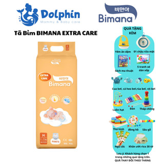 1 bịch bỉm Bimana Extra Care đủ size siêu khô thoáng, mỏng nhẹ, siêu tiết kiệm