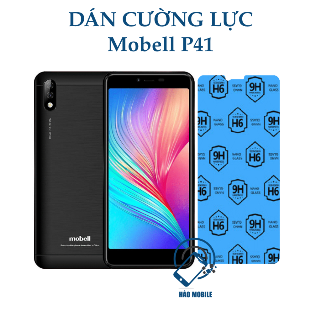 Dán cường lực dẻo nano Mobell P41 ( trong suốt và chống rơi vỡ tốt )