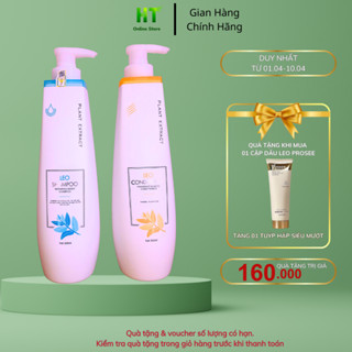 CHÍNH HÃNG Cặp dầu gội xả phục hồi tóc hư tổn siêu mềm mượt tóc LEO PROSEE 800ml
