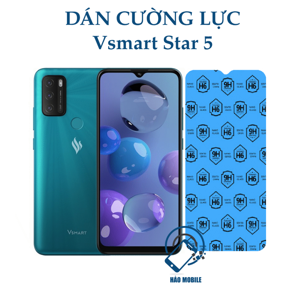 Dán cường lực dẻo nano Vsmart Star 5 ( trong suốt và chống va đập tốt )