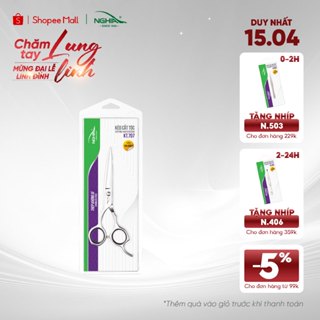 Kéo Cắt Tóc Thép Không Gỉ Cao Cấp KỀM NGHĨA KT.707 14cm (Lưỡi ngắn)