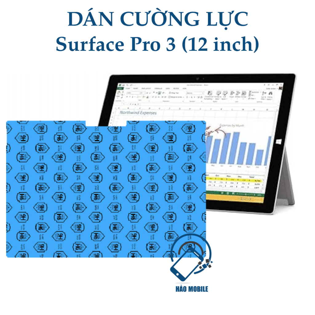 Dán cường lực dẻo nano Surface Pro 3 (12 inch) trong suốt và chống xước khá tốt