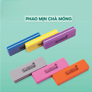 Phao mịn Sunshine - Phao xốp dũa móng hình chữ nhật chuyên dụng làm móng