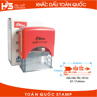 Con dấu Hỏa tốc có nội dung theo mẫu
