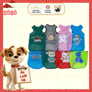 Áo cho chó mèo (0,8-22kg) - Chất liệu vải lưới cao cấp,Siêu kute