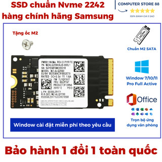  Ổ cứng SSD chuẩn Nvme 2242 Chính Hãng Samsung 128G 256G + Tặng kèm ốc 