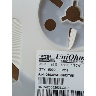 Điện Trở Dán 684 680K kích thước 0603 (100 con)