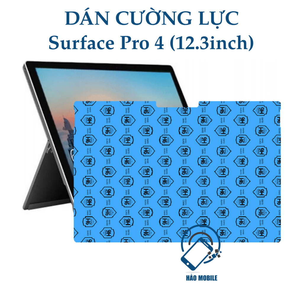 Dán cường lực dẻo nano Surface Pro 4 (12.3inch) trong suốt hoàn toàn