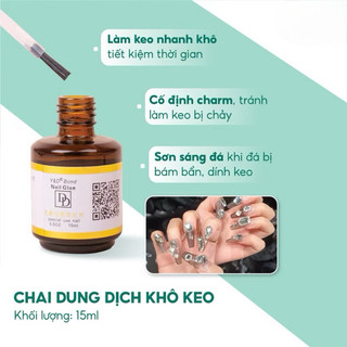 Keo dán móng DD chính hãng - Keo bê tông nail đính đá siêu bền chắc chuyên dụng làm móng