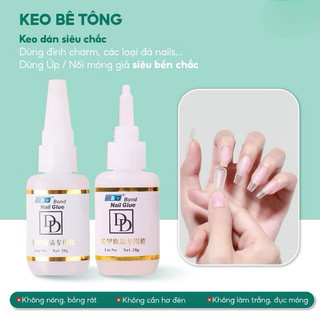 Keo dán móng DD chính hãng - Keo bê tông nail đính đá siêu bền chắc chuyên dụng làm móng