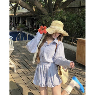 [ set sơmi 3 món kèm quần ] SET SƠMI IN HÌNH 3 MÓN