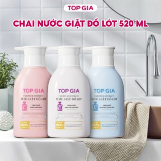 Nước giặt đồ lót TOPGIA  với 3 mùi hương dịu nhẹ, an toàn, kháng khuẩn, khử sạch mùi hôi khó chịu