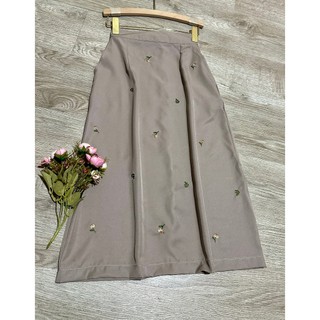 Chân váy midi linen , chân váy lụa