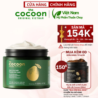 Kem ủ tóc bưởi Cocoon giảm gãy rụng và làm mềm tóc 200ml - Mỹ Phẩm Thuần Chay Việt Nam