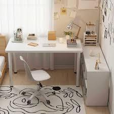 Bàn Làm Việc Chân Sắt ✨MIỄN SHIP✨ Kèm Kệ Lửng Để Đồ Tiện Lợi Hết Ý | BigBuy360 - bigbuy360.vn