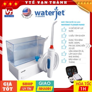 ✅ máy tăm nước du lịch waterjet flosser nano | bảo hành 1 năm -vt0505
