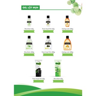  Combo 2 chai gel lột mụn CatChy 200G - Hương Cam Than Hoạt Tính Nha Đam Dưa Leo 