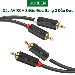  UGREEN AV104 Dây AV RCA 2 Đầu Đực Sang 2 Đầu Đực – Dây Hoa Sen Âm Thanh Stereo Cho Tivi Loa Amply – Hàng Chính Hãng 