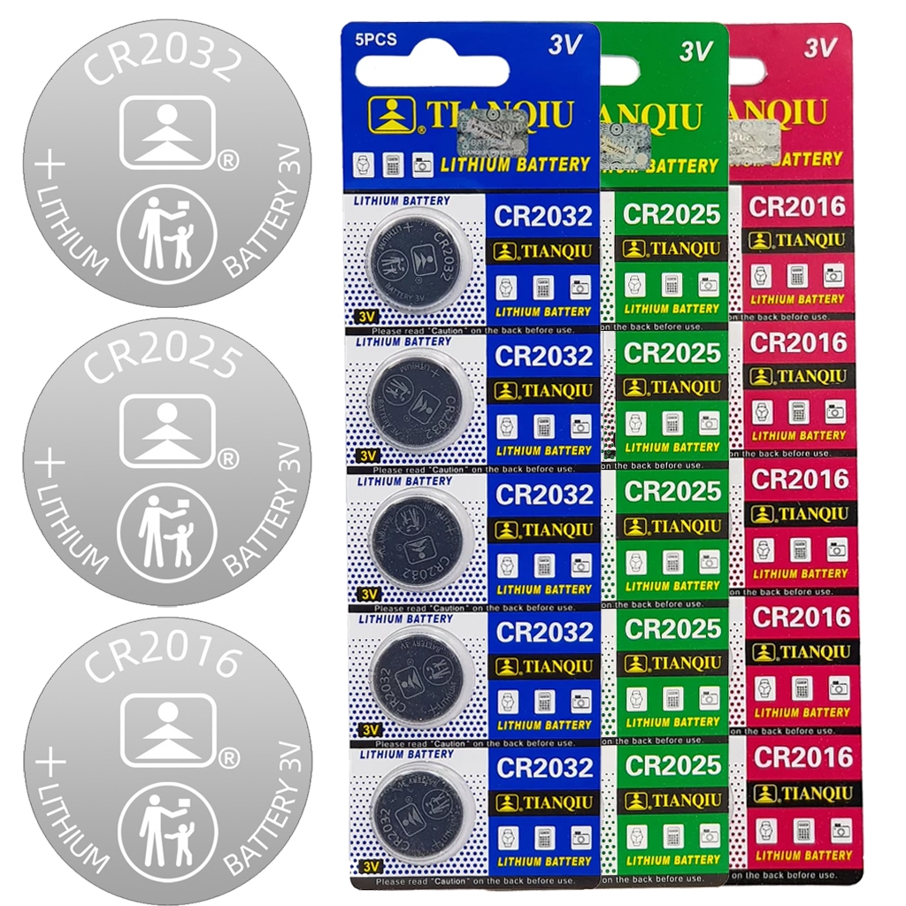 [HCM] Pin cúc áo TIANQIU CR2032 / CR2025 / CR2016 chính hãng