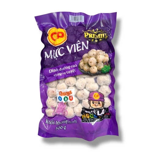 Mực viên chiên cao cấp CP gói 500gr [Hà Nội giao hỏa tốc] - Ảnh 2