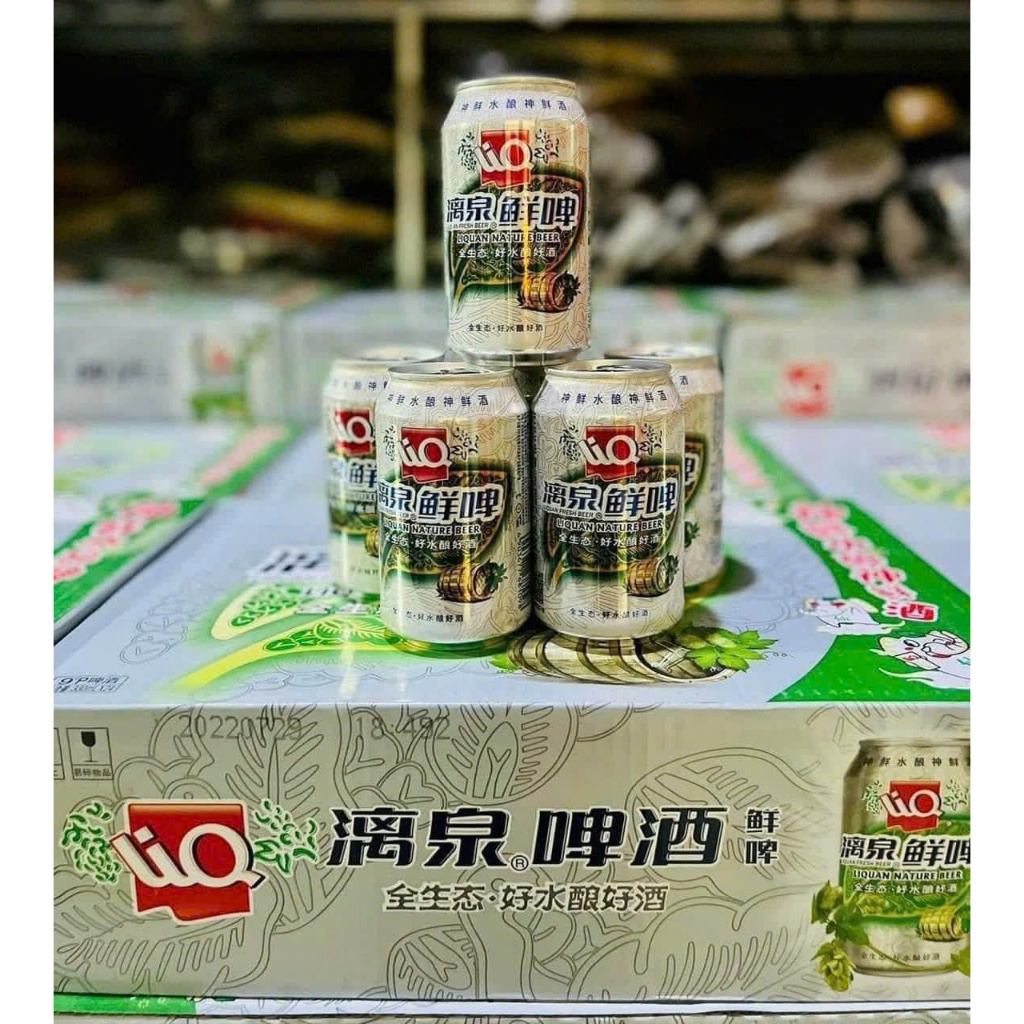 Bia Liquan nội địa Trung thùng 24 lon