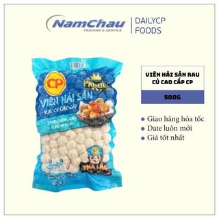 Viên hải sản rau củ cao cấp CP gói 500gr [Hà Nội giao hỏa tốc]