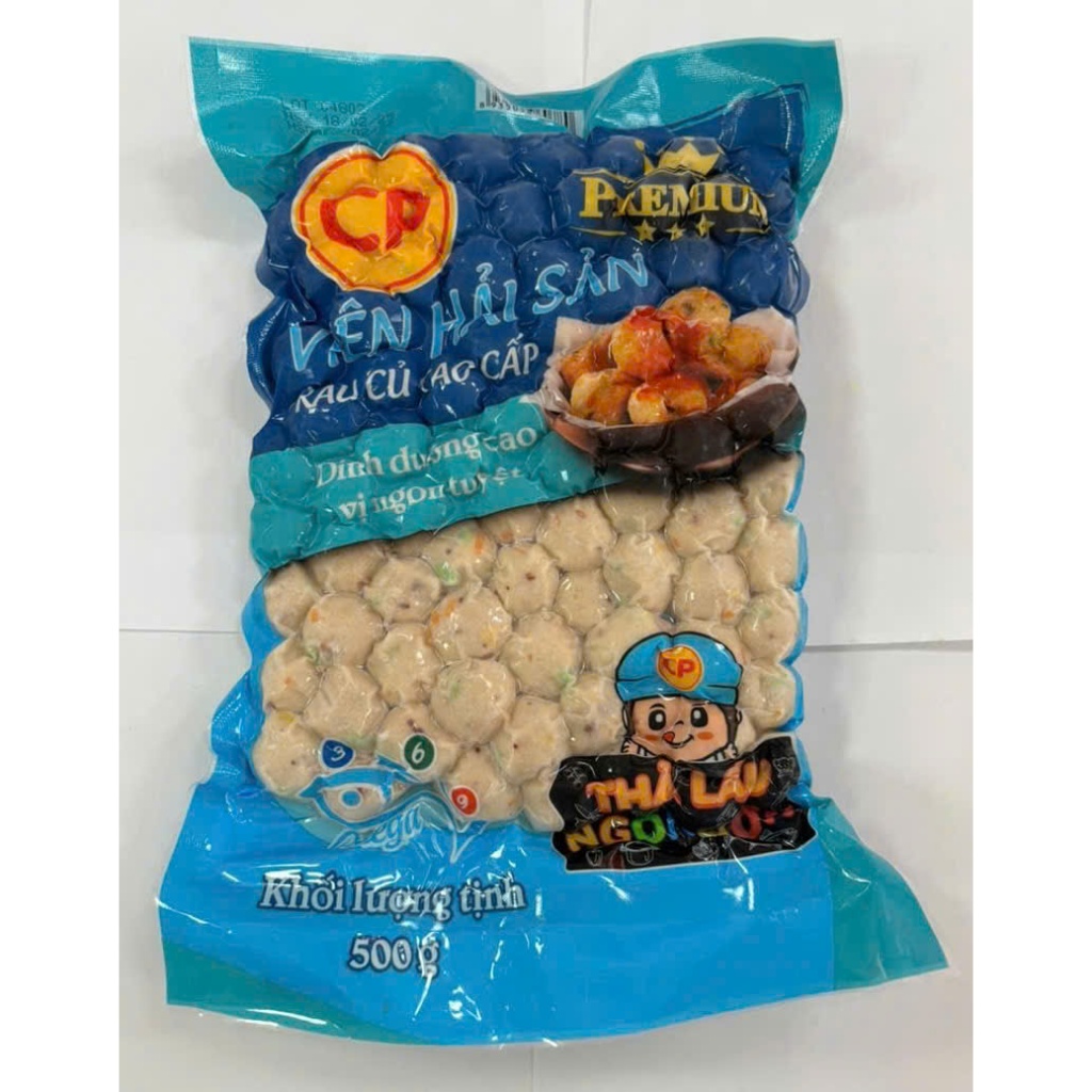 Viên hải sản rau củ cao cấp CP gói 500gr [Hà Nội giao hỏa tốc] - Ảnh 2
