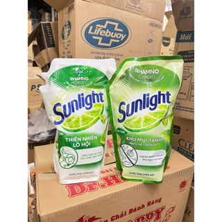 Nước rửa chén Sunlight Thiên nhiên 2kg (Túi) Matcha Trà Nhật 2kg