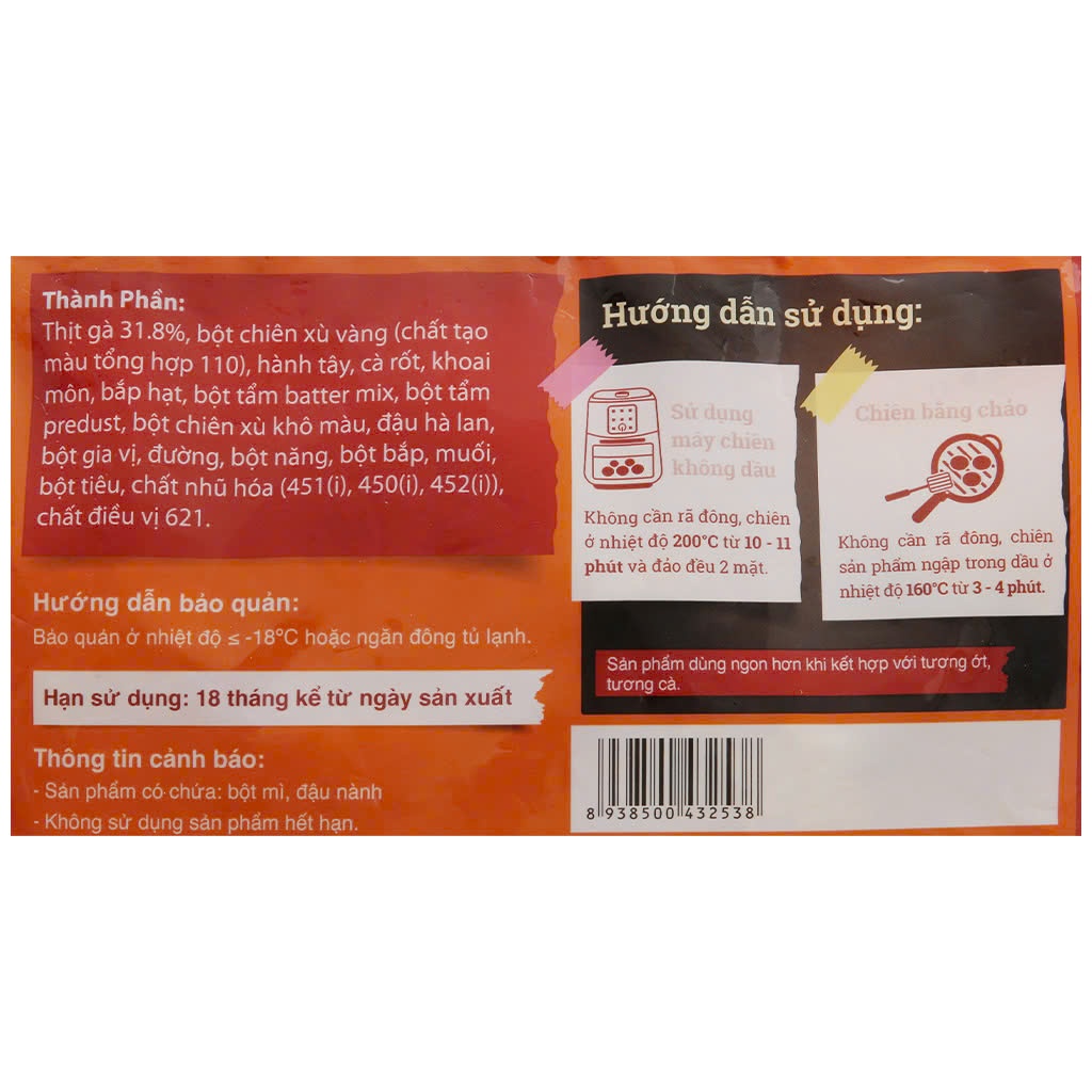 Bánh gà dinh dưỡng 99 Poultry gói 300gr ngon giòn đậm vị, tiện lợi mỗi ngày [Hà Nội giao hỏa tốc] - Ảnh 5