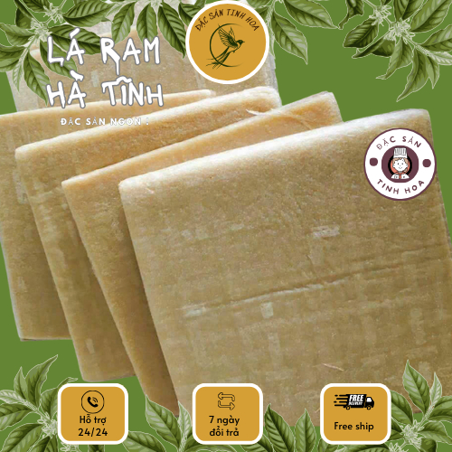 Lá ram Hà Tĩnh giòn rụm cuốn ram