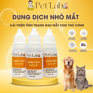 Dung Dịch Nhỏ Mắt Cho Chó Mèo (viêm kết mạc, mắt có dịch mủ, chảy nước mắt, vv...)
