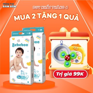 Combo 2 Bịch Tã Bỉm BEBEBOO Nhật Bản size NB80/S70/M54/L50/XL46/XXL42 tã dán, bỉm quần cho bé mỏng thoáng