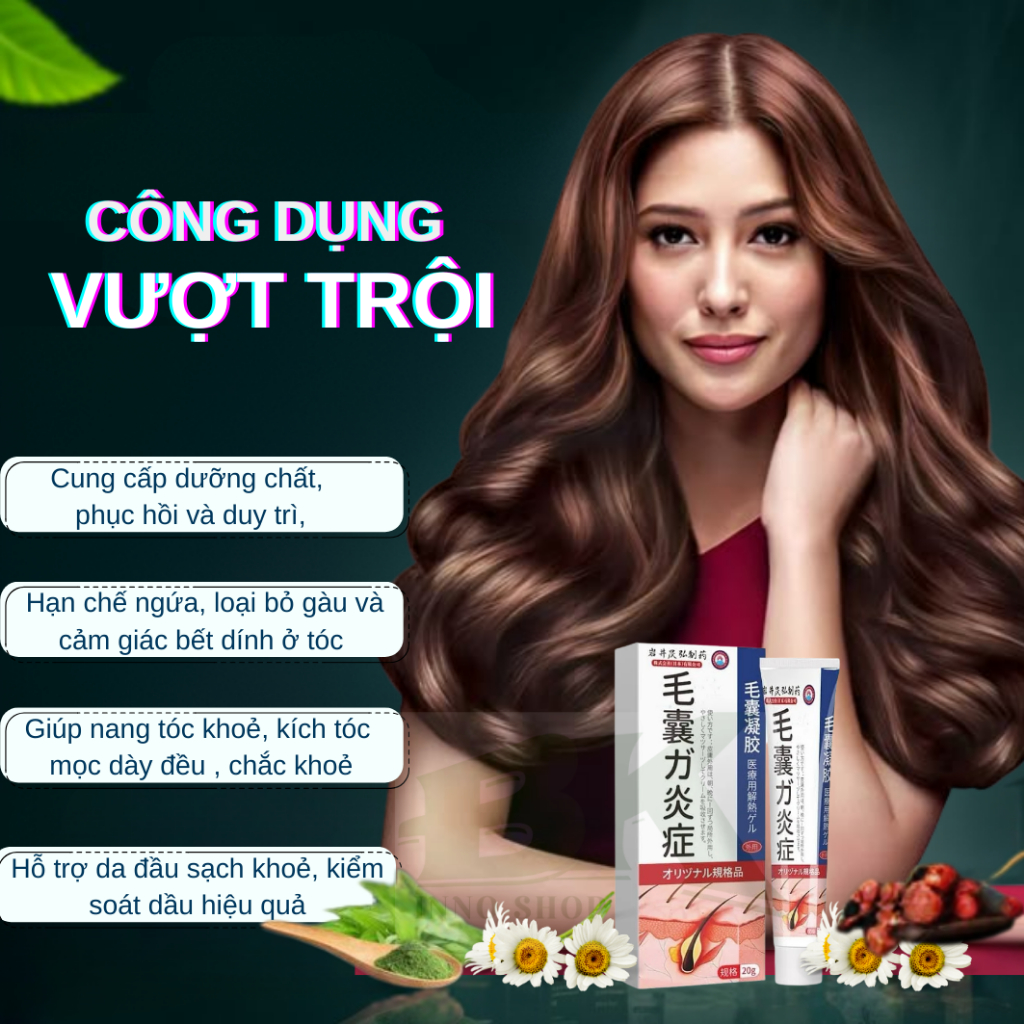 Kem Bôi Viêm Nang Lông Tóc IWAI Phục Hồi Da Đầu, Giảm Viêm, Kháng Khuẩn, Phục Hồi Nang Tóc, Giúp Tóc Chắc Khoẻ | BK INNO