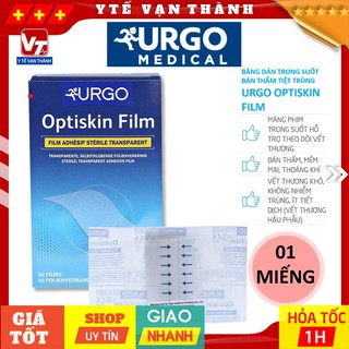 ✅ Băng Vô Trùng Trong Suốt Bán Thấm Có Keo Urgo OPTISKIN FILM | Bảo Vệ Vết Thương Lớn -VT0976