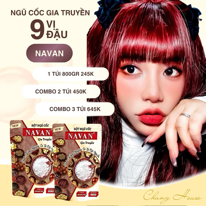 NGŨ CỐC NAVAN CHÍNH HÃNG 9 LOẠI HẠT DATE MỚI