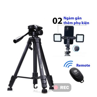Chân Máy Ảnh Tripod YUNTENG VCT-668 đỡ điện thoại, máy ảnh quay video, livestream